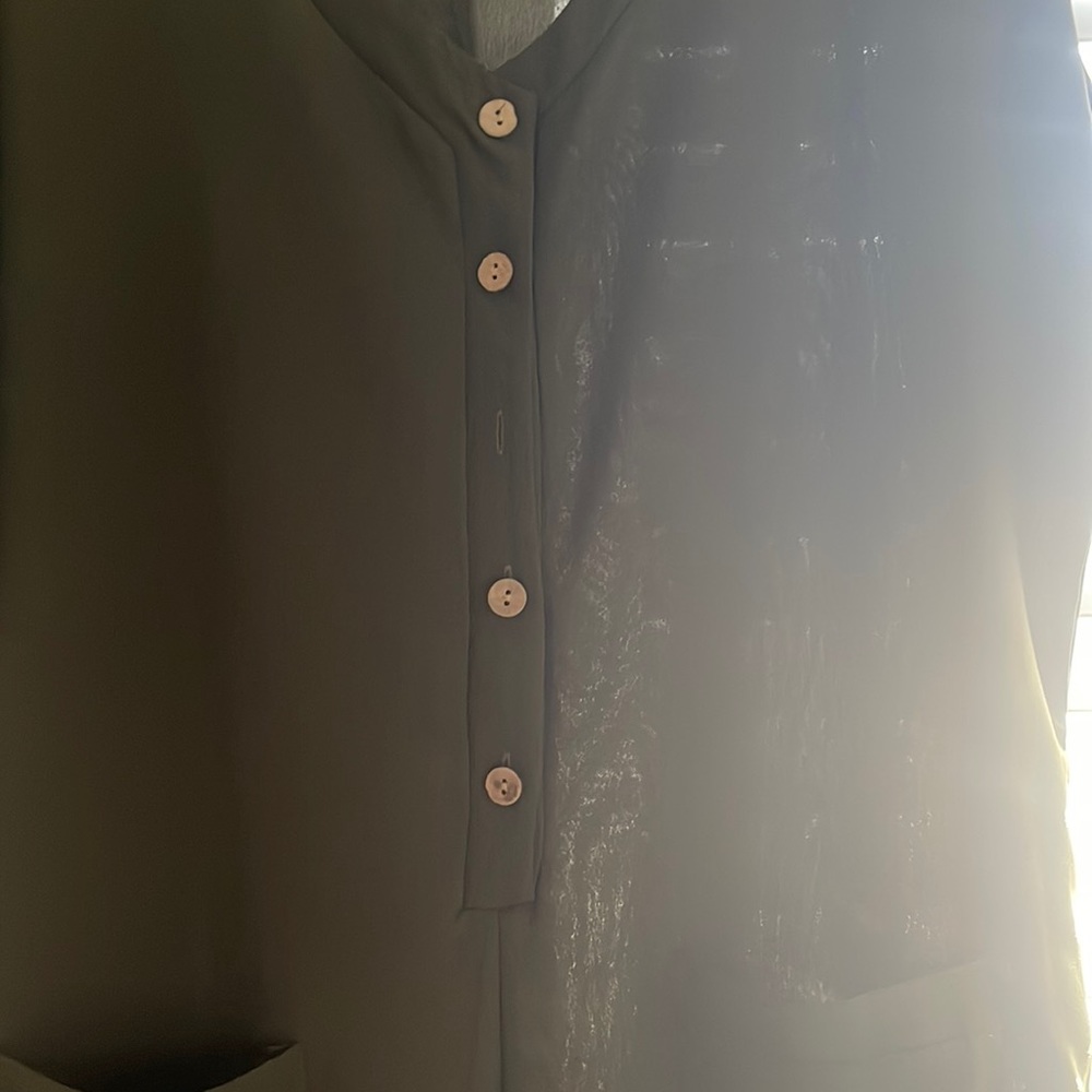Army green jump suit